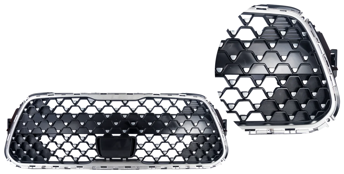Hot-foil-stamped grille