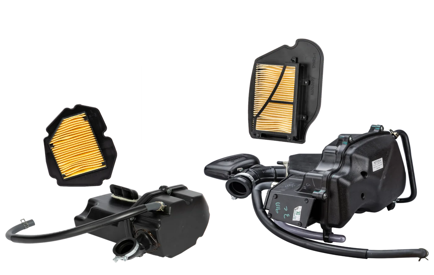 Two-wheeler air-cleaner component family