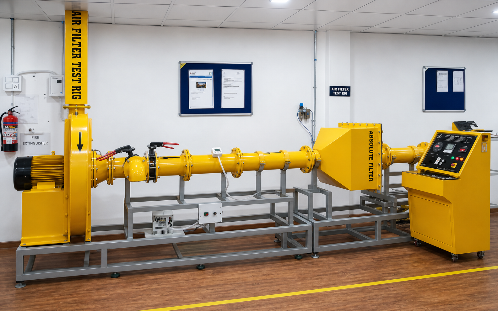 Air-filter performance test rig