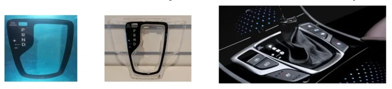 Decorative trim applications produced with controlled surface-transfer processes