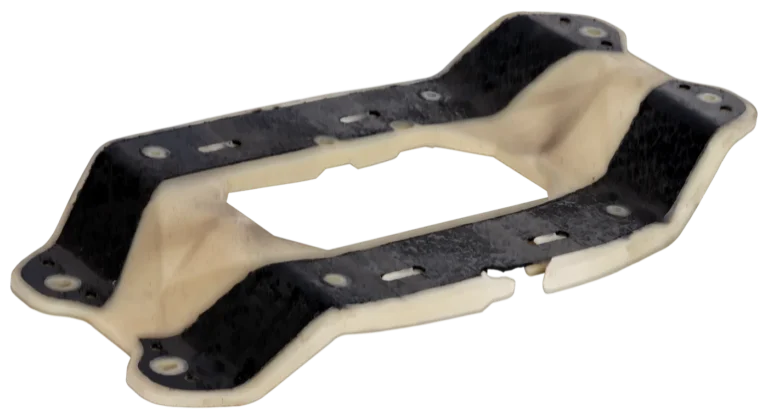 Interior component with an in-mould decorative surface