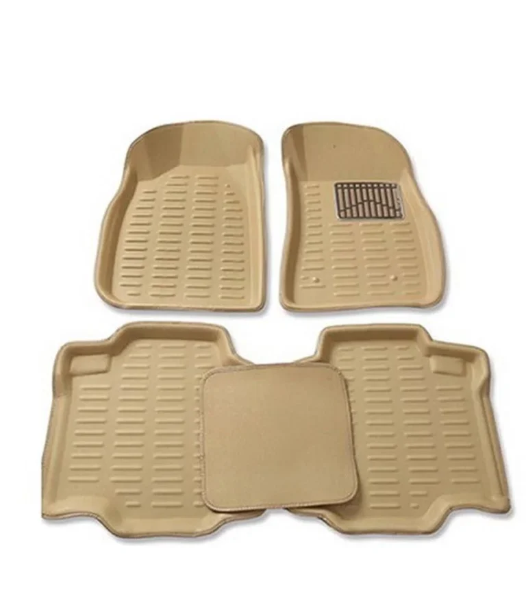 Vehicle-specific three-dimensional moulded mat