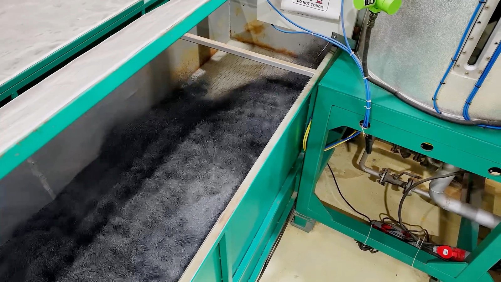Material preparation system inside the factory