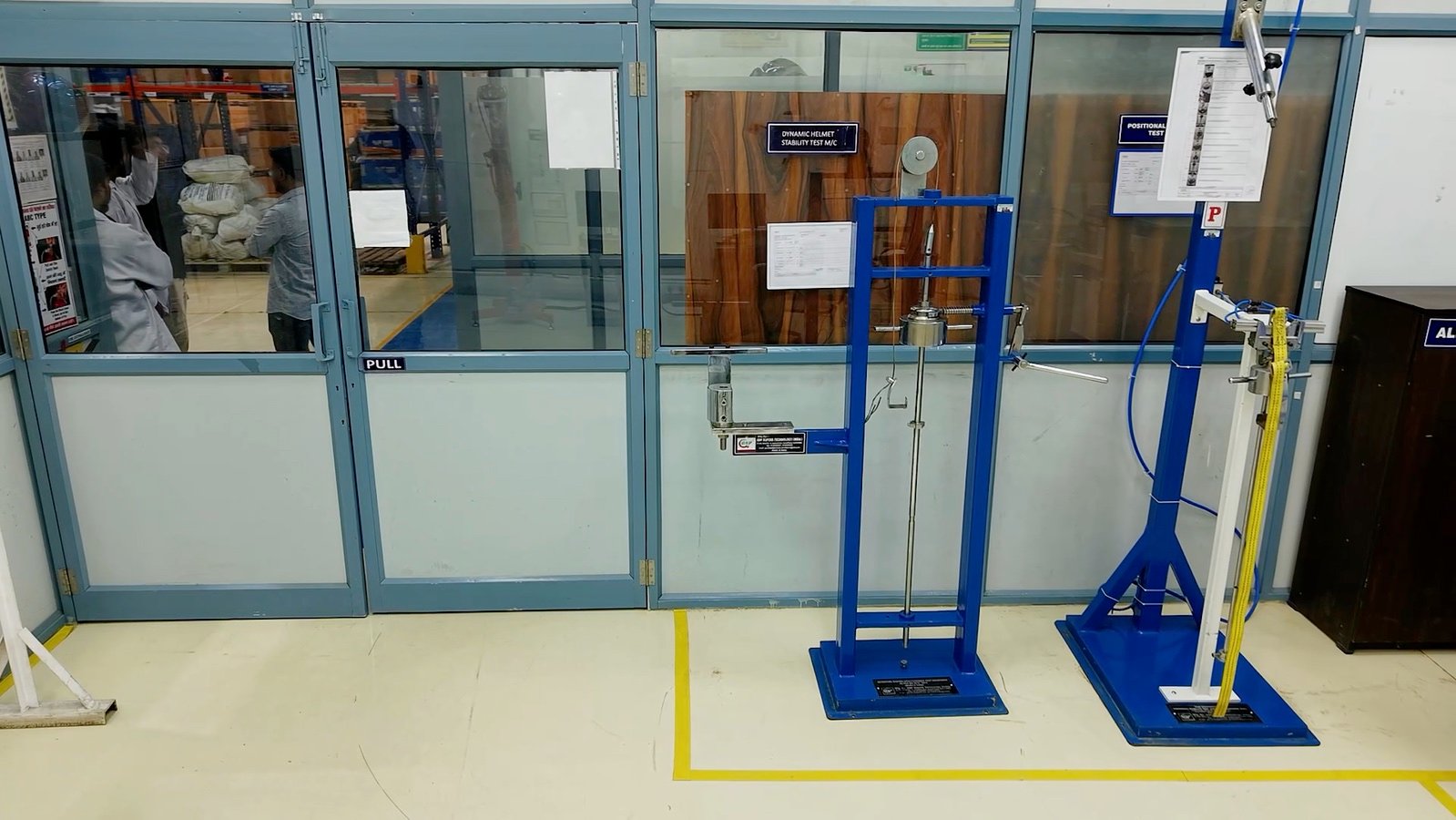 Wide view of a Premier quality and testing room